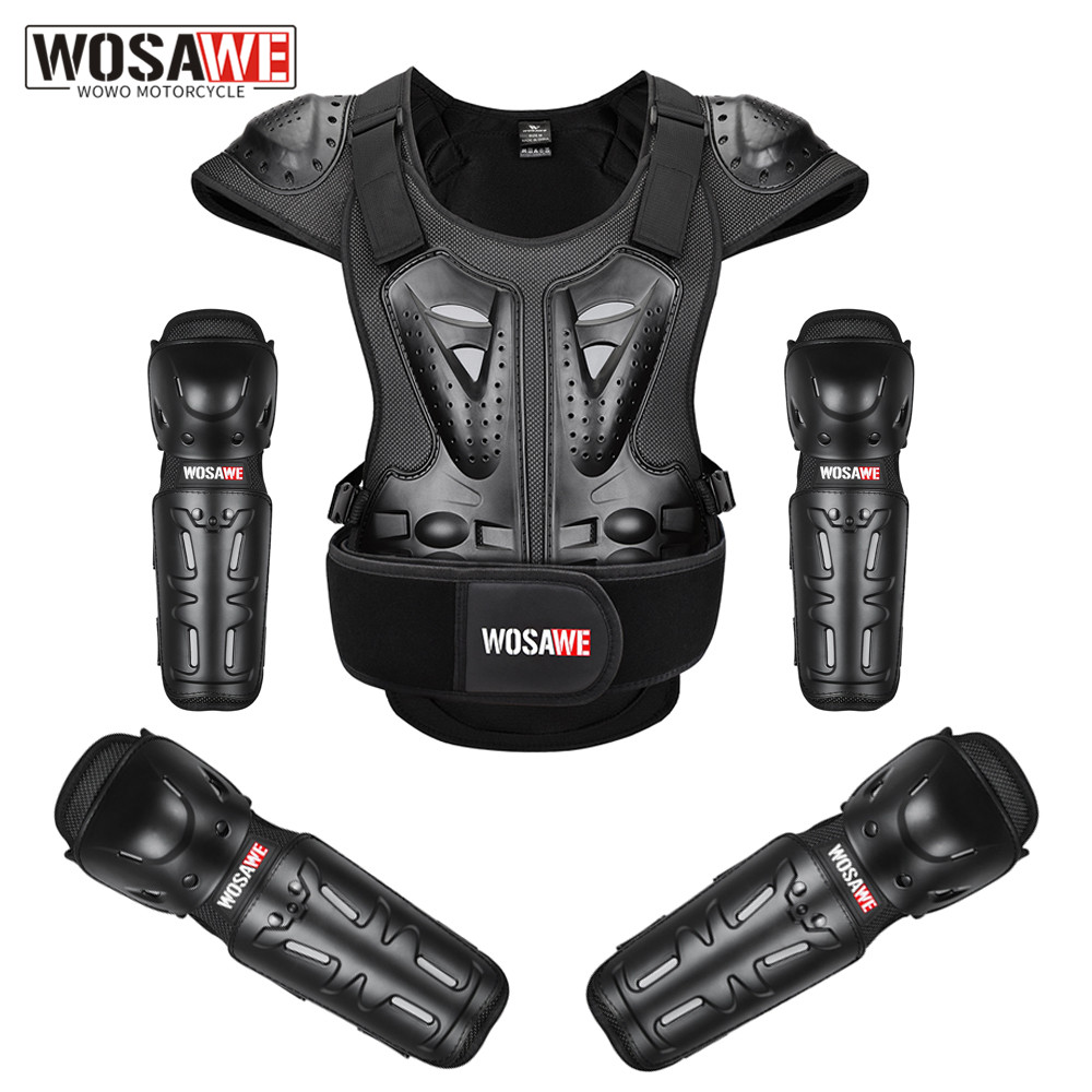 Motorcycle Gear For Kids - Мотоциклетный жилет WOSAWE для гонок, велоспорта,
