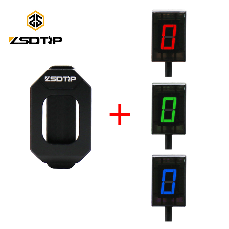 Motorcycle Gear Selector - ZSDTRP 6-скоростной универсальный мотоциклетный цифровой индикатор